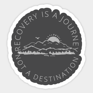 Recovery is a Journey Sticker